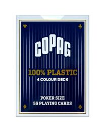 COPAG Kunststoff Spielkarten 4 Farbe blau