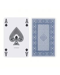 Ace Spielkarten regulärer Index Leinen Finish blau