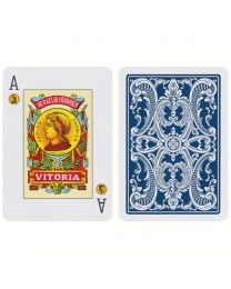 Spanische Karten Fournier Poker 20 blau
