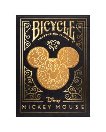Disney Mickey Mouse inspiriert Schwarz und Gold Spielkarten von Bicycle