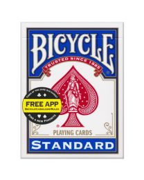 Bicycle Playing Cards Doppelrücken 1 Seite rot & 1 Seite blau