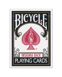 Bicycle Insignia Back Playing Cards schwarz