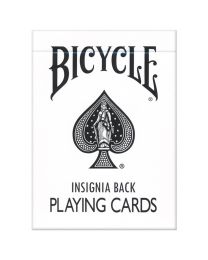 Bicycle Insignia Back Spielkarten weiß