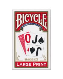 Bicycle Großdruck Spielkarten rot