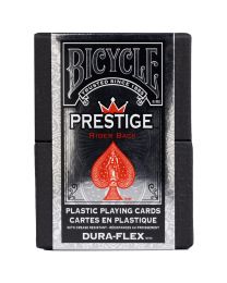 Bicycle Prestige Rider Back Plastik Spielkarten Dura-Flex™ rot