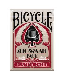 Bicycle Karten Snowman Back rot