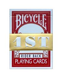 1ST Edition Bicycle Rider Backs rot - Spielkarten Chris Ramsay