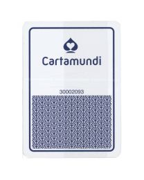 Casino Spielkarten Plastik Cartamundi blau