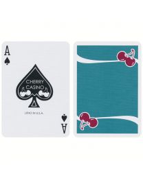 Cherry Casino Tropicana Teal Playing Cards
