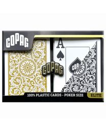 COPAG Plastikkarten Doppelpack schwarz und gold