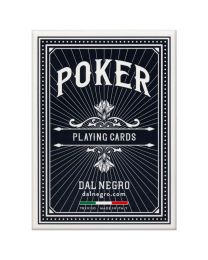 Dal Negro Spielkarten Poker schwarz