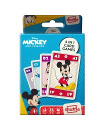 Disney Mickey & Friends 4 in 1 Kartenspiel Shuffle