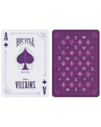 Bicycle Playing Cards Disney Villains lila