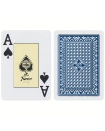 Fournier Poker 818 Jumbo Index Premium Karten blau