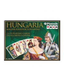 Hungaria Spielkarten de Luxe Doppeldeck Piatnik