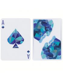 Memento Mori blaue Spielkarten