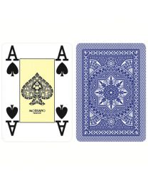 Modiano Karten Poker Cristallo 4 Eckzeichen blau