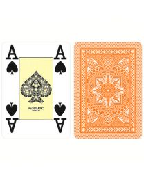 Modiano Karten Poker Cristallo 4 Eckzeichen orange