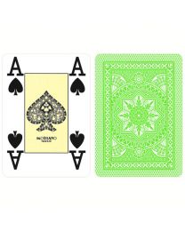 Modiano Karten Poker Cristallo 4 Eckzeichen hellgrün