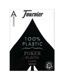 Plastik Poker Karten Fournier Standard blau