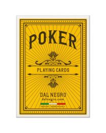 Dal Negro Spielkarten Poker gelb