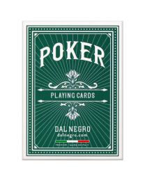 Dal Negro Spielkarten Poker grün