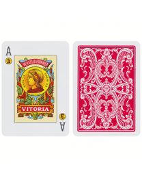 Spanische Karten Fournier Poker 20 rot