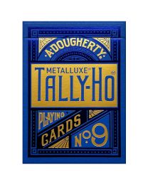 Tally-Ho Playing Cards MetalLuxe blau