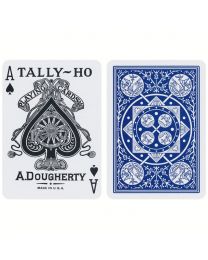 Tally-Ho Fan Back Spielkarten blau