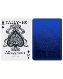 Tally-Ho Playing Cards MetalLuxe blau