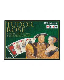 Tudor Rose Spielkarten in Doppeletui Piatnik