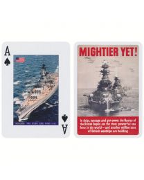 Schlachtschiffe des Zweiten Weltkriegs Spielkarten Piatnik