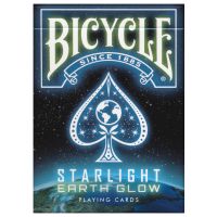 Bicycle Starlight Earth Glow Spielkarten