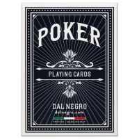 Dal Negro Spielkarten Poker schwarz
