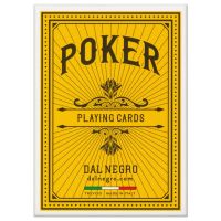 Dal Negro Spielkarten Poker gelb