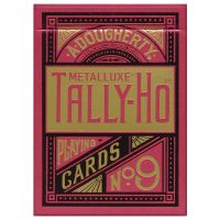 Tally-Ho Playing Cards MetalLuxe rot