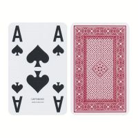 ACE Spielkarten extra sichtbar rot