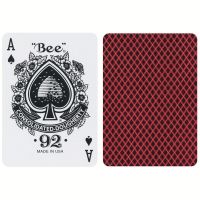 Bee Red Metalluxe Spielkarten