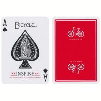 Bicycle Inspire Spielkarten rot