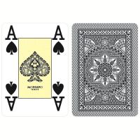 Modiano Karten Poker Cristallo 4 Eckzeichen schwarz
