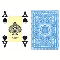 Modiano Karten Poker Cristallo 4 Eckzeichen hellblau