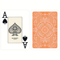 Plastik Spielkarten Modiano Texas Poker orange