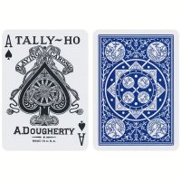 Tally-Ho Fan Back Spielkarten blau