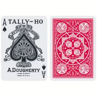 Tally-Ho Fan Back Spielkarten rot